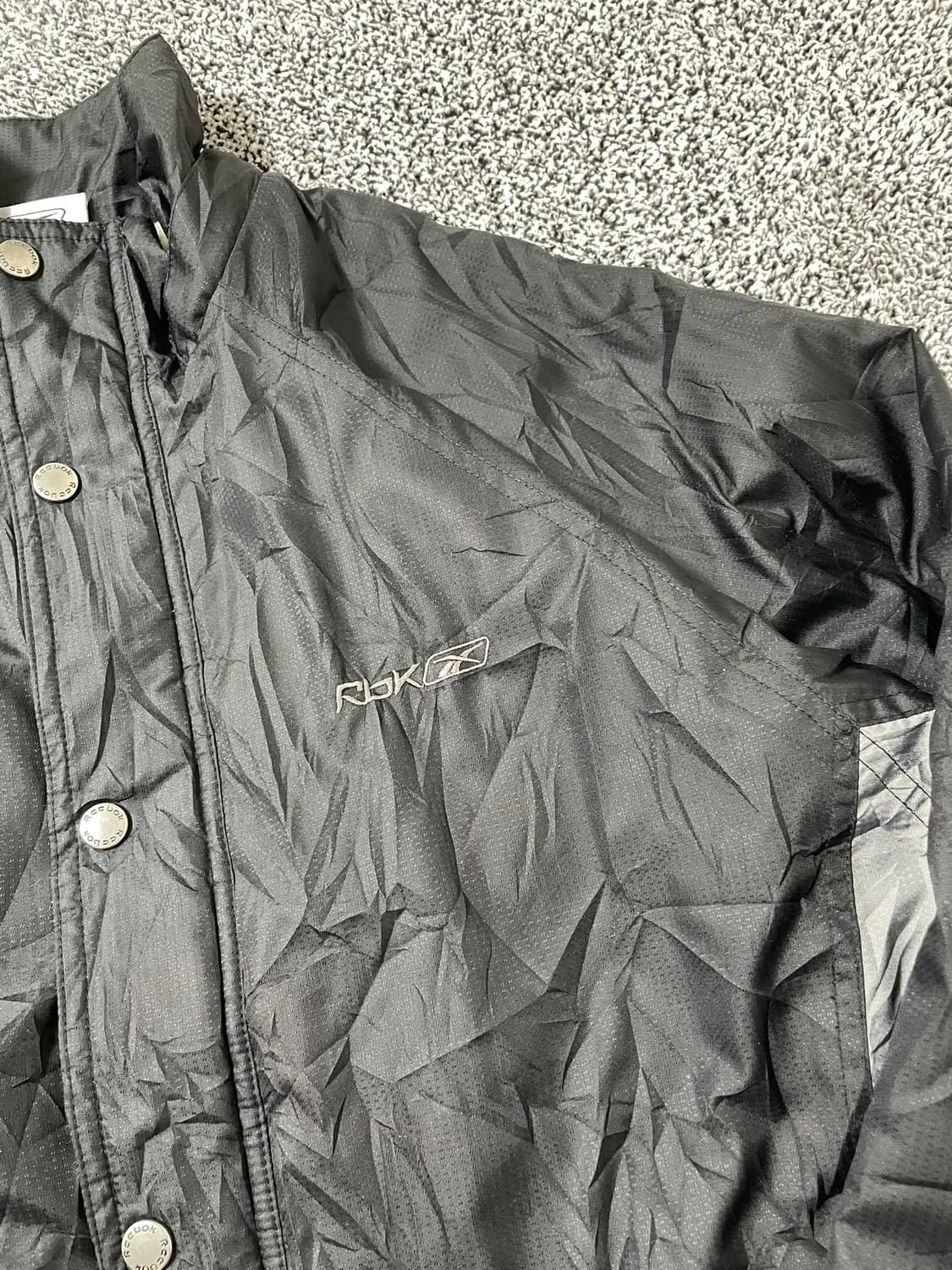 빈티비9. 일본빈티지 리복 자수 벤치코트 돕바 기모 플리스 바람막이 상품이미지2