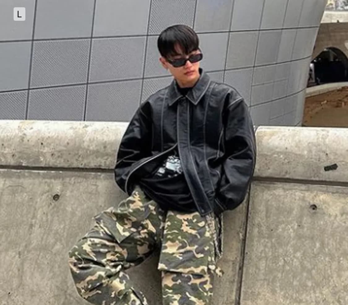 도프제이슨 가죽 블루종 상품이미지2