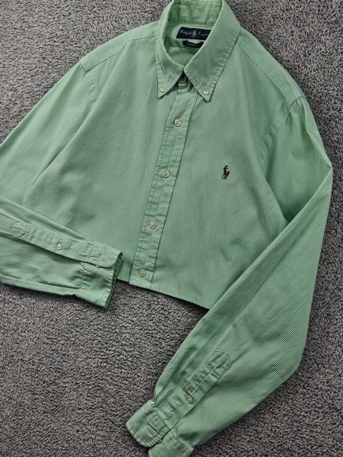폴로랄프로렌 셔츠 크롭 커스텀 ( S 추정 ) / 11716 상품이미지6