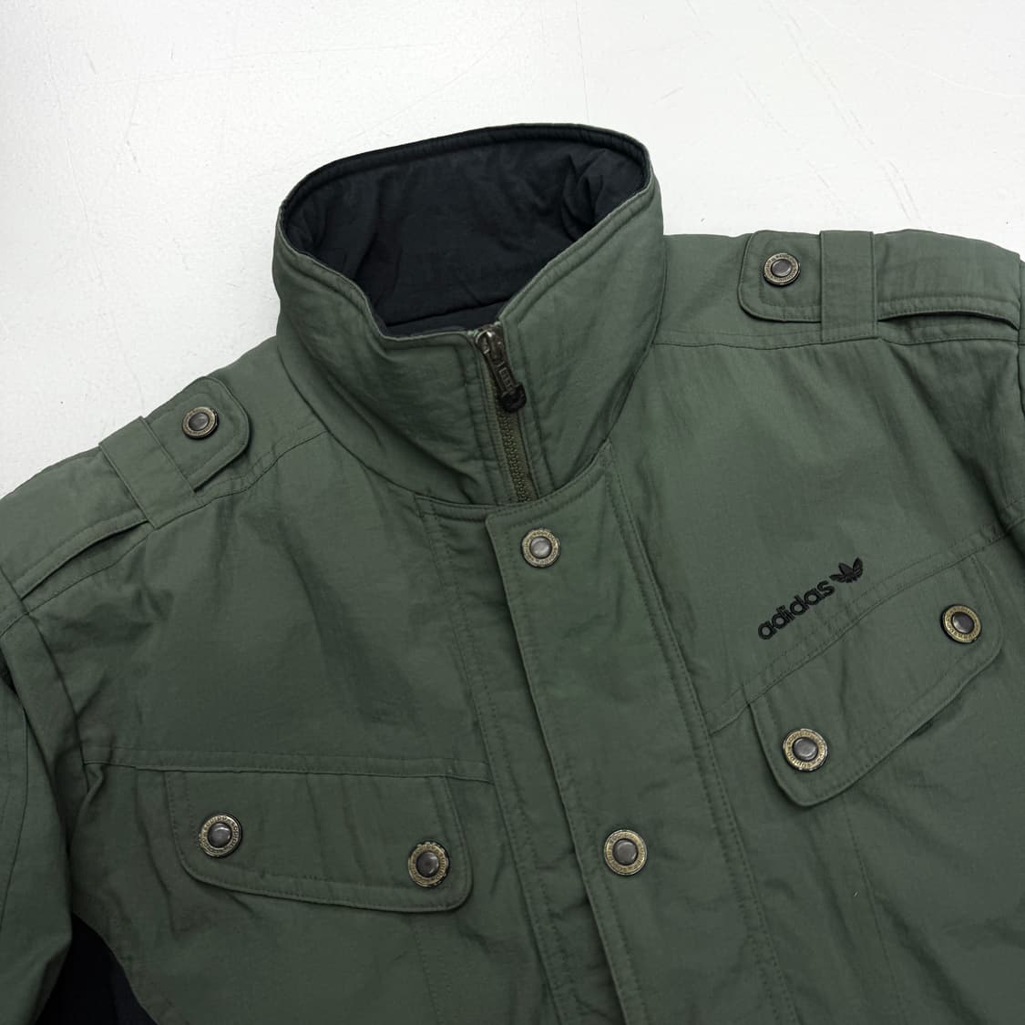 몽벨 고프코어 풀오버 바람막이 카키 상품이미지3