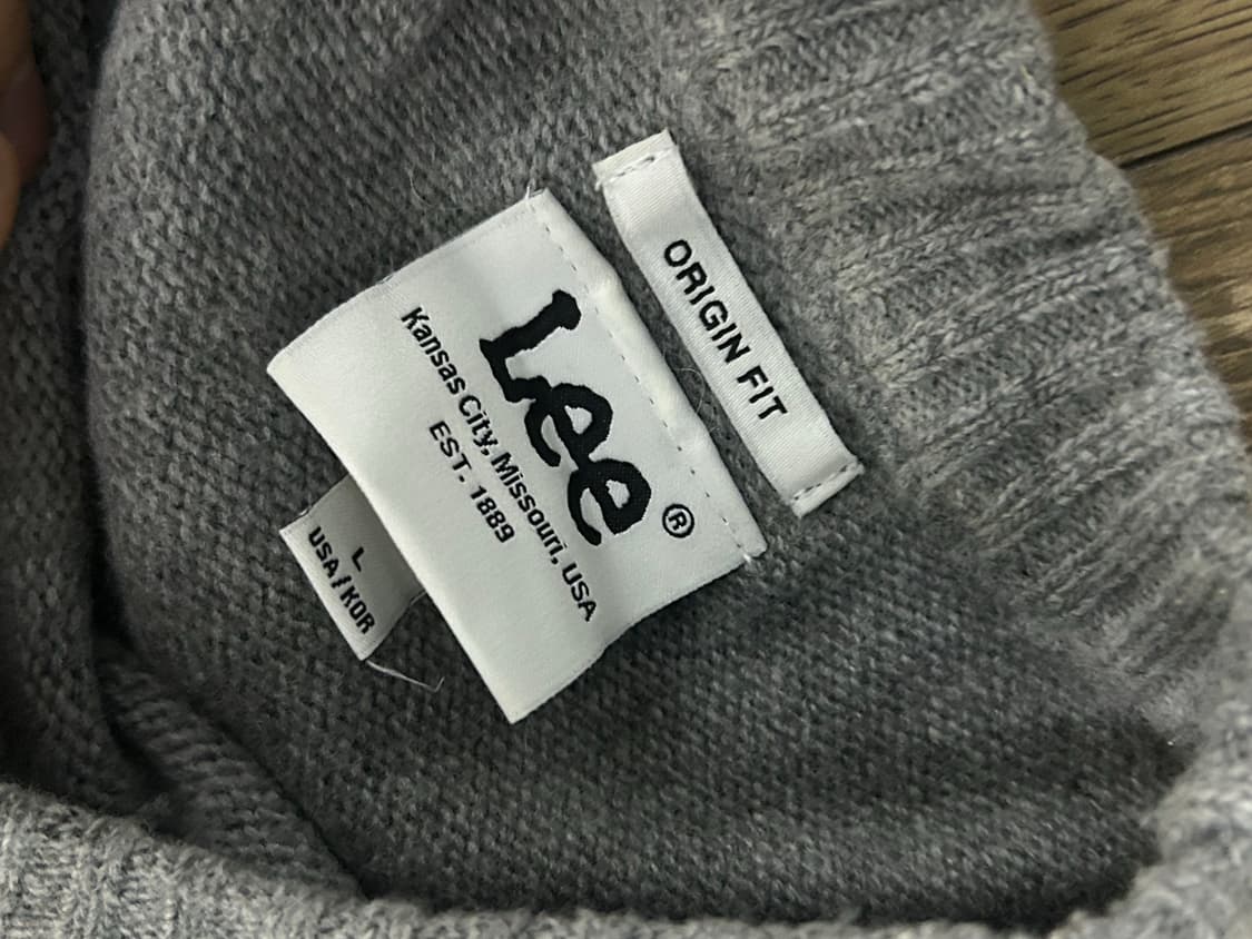 Lee 로고 니트 상품이미지2