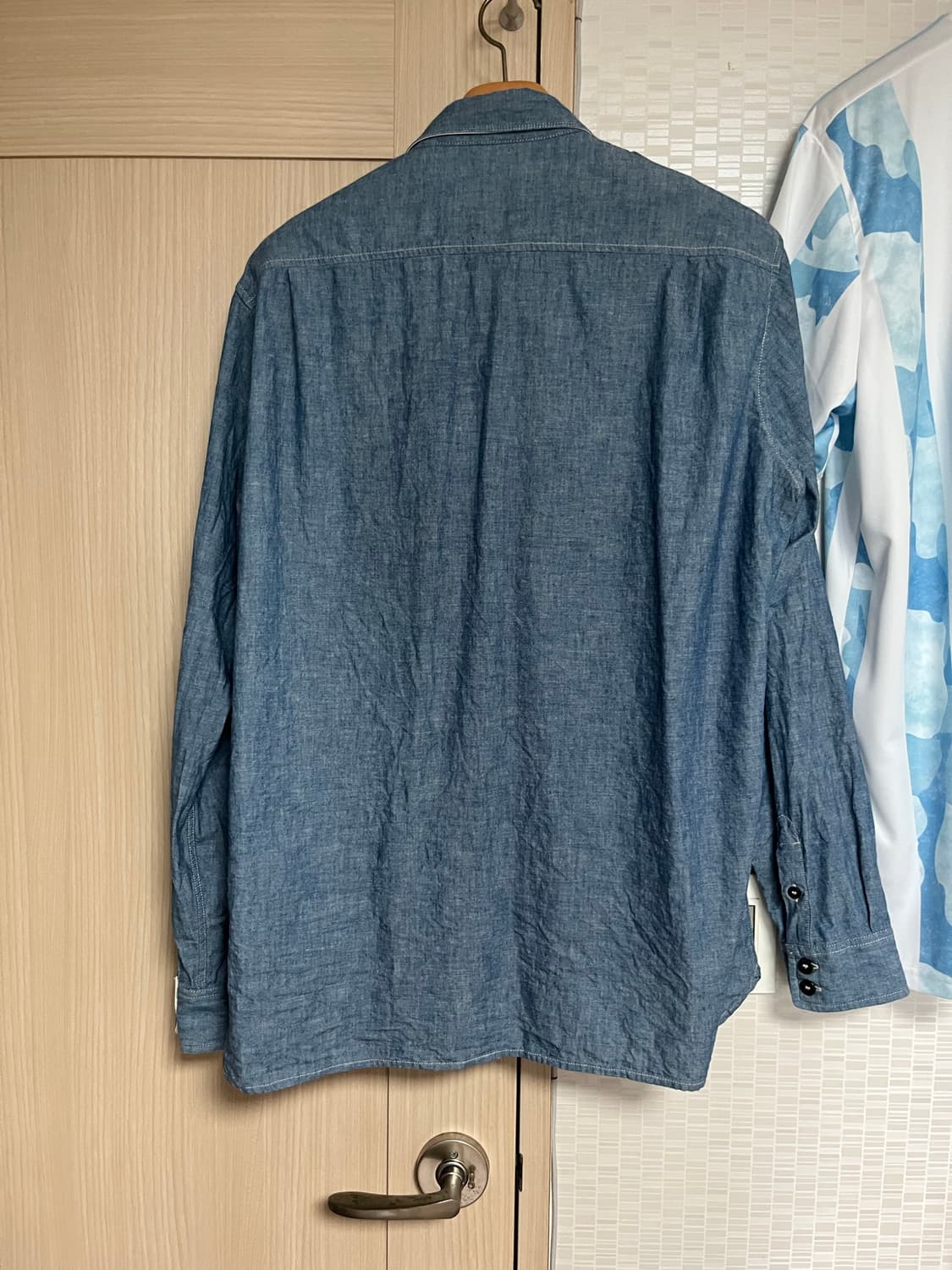 [2XL]스톤아일랜드 청셔츠 상품이미지2