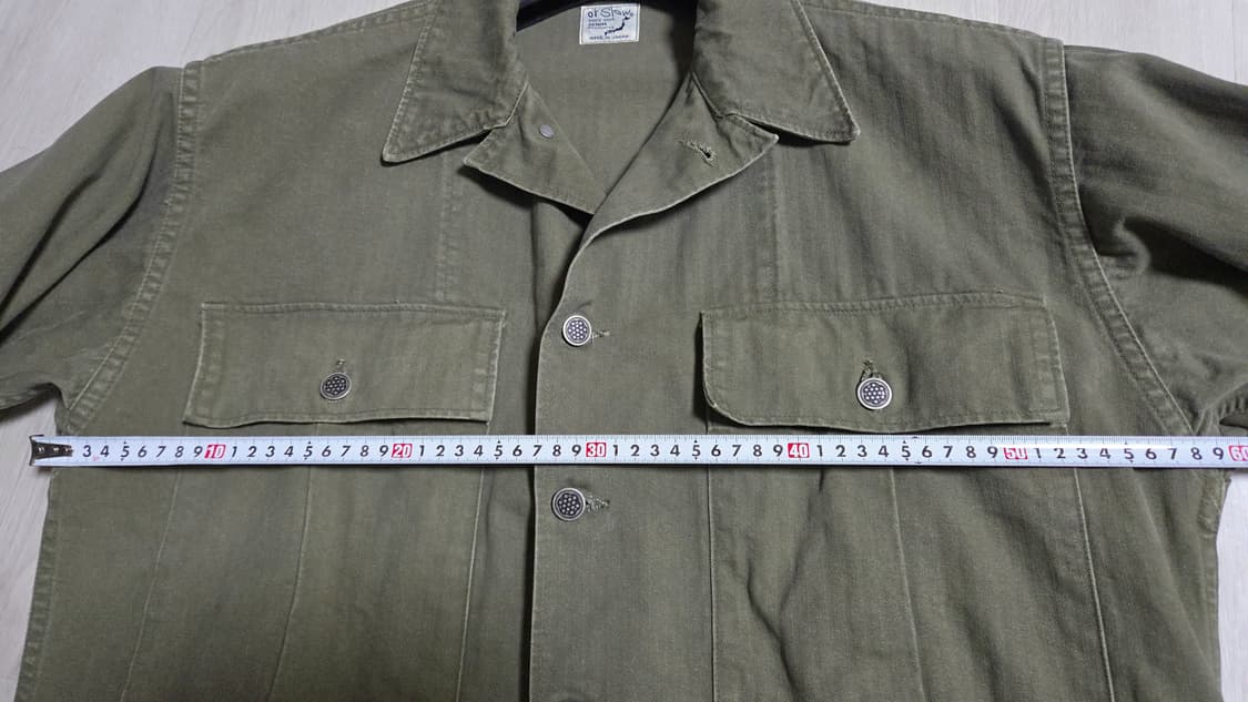 (착샷) 오어슬로우 m43 퍼티그 hbt 아미 자켓 상품이미지5