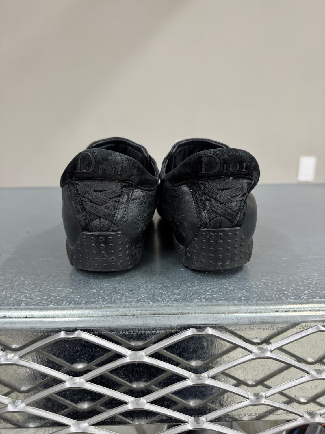 디올 레더 스니커즈 36.5 상품이미지3