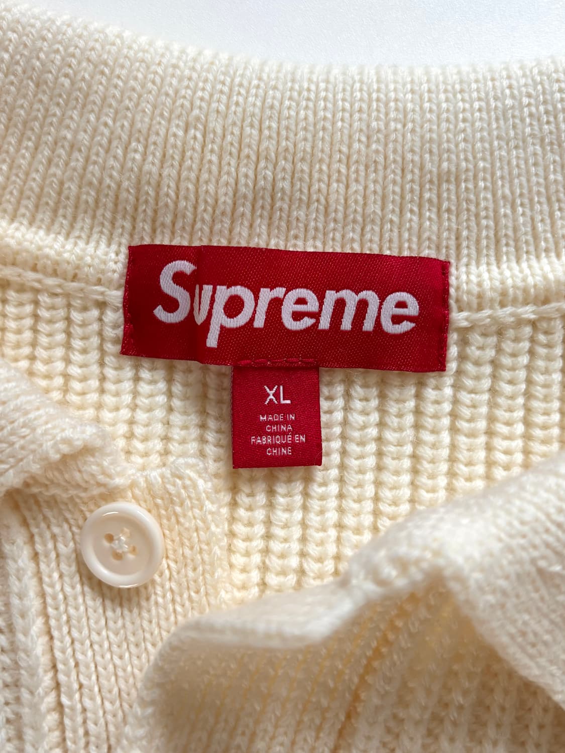 Supreme 슈프림 23FW 스몰 박스 아이보리 스웨터 상품이미지7