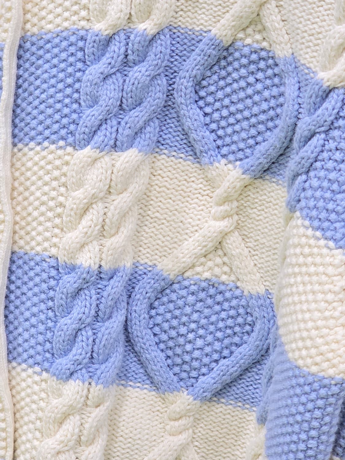 voca  vaca 스트라이프 크롭 니트 가디건 M 상품이미지8