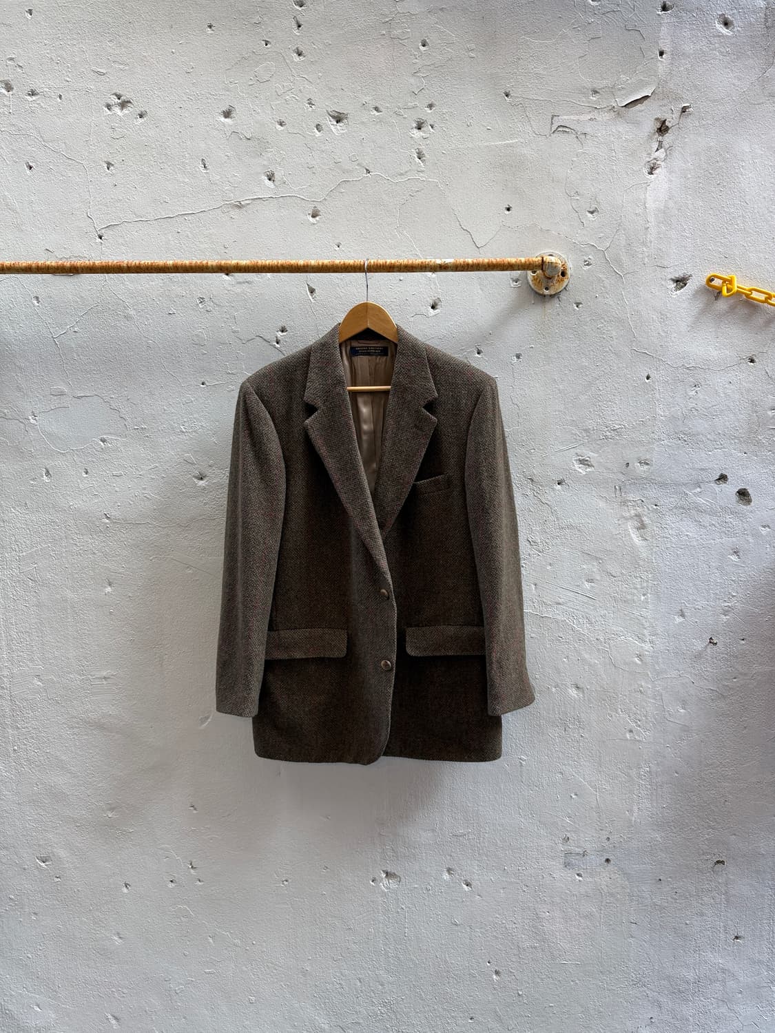 80s 브룩스브라더스 카멜헤어 트위드자켓 상품이미지1