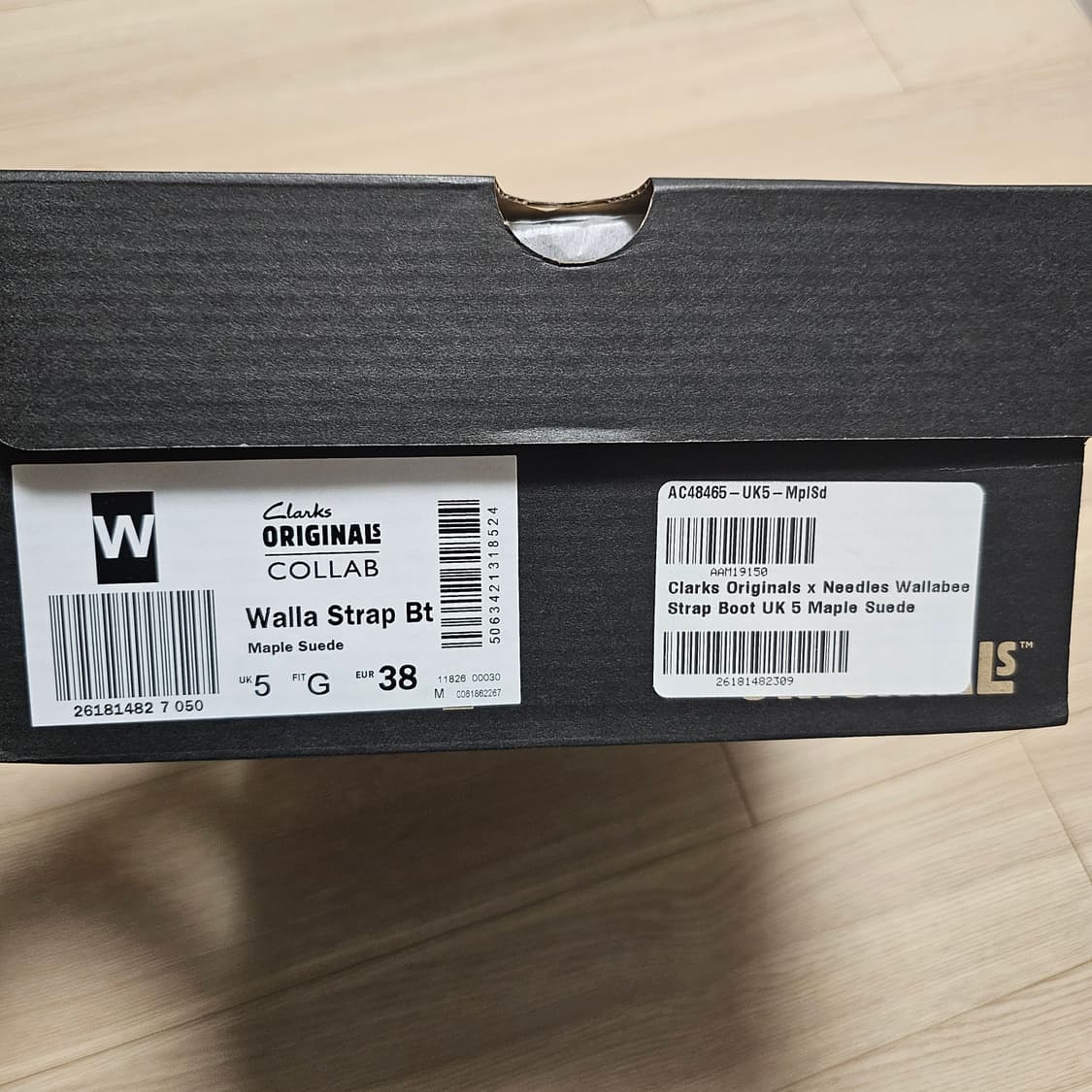 235 새제품) 클락스 니들스 왈라비 스트랩 부츠 메이플 스웨이드 상품이미지10