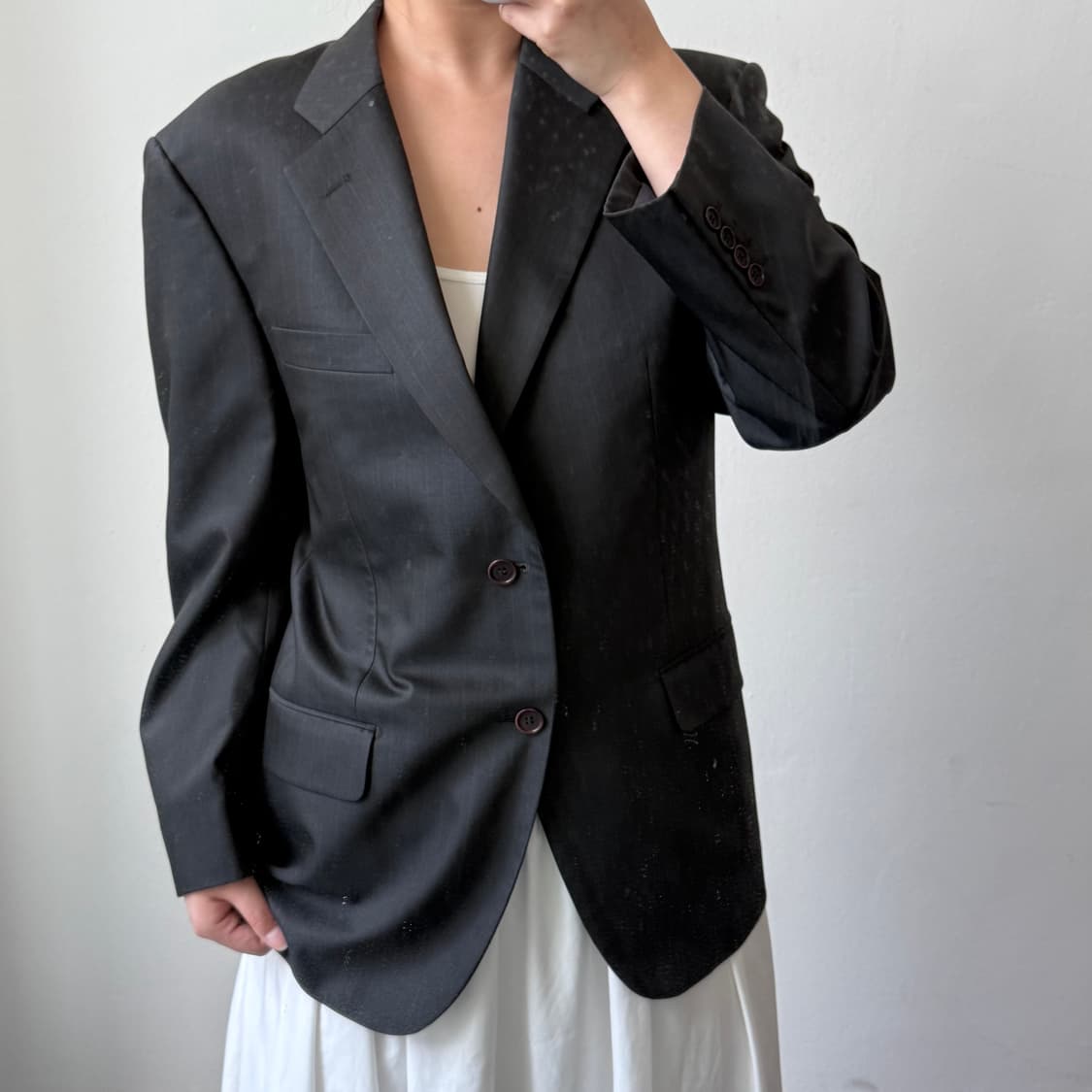 [70R] 지방시 스트라이프 울 블레이저 상품이미지1