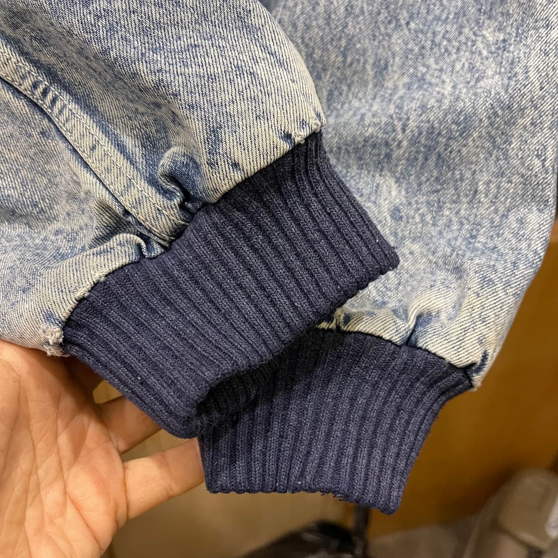 80's 빈티지 데님 블루종 상품이미지5