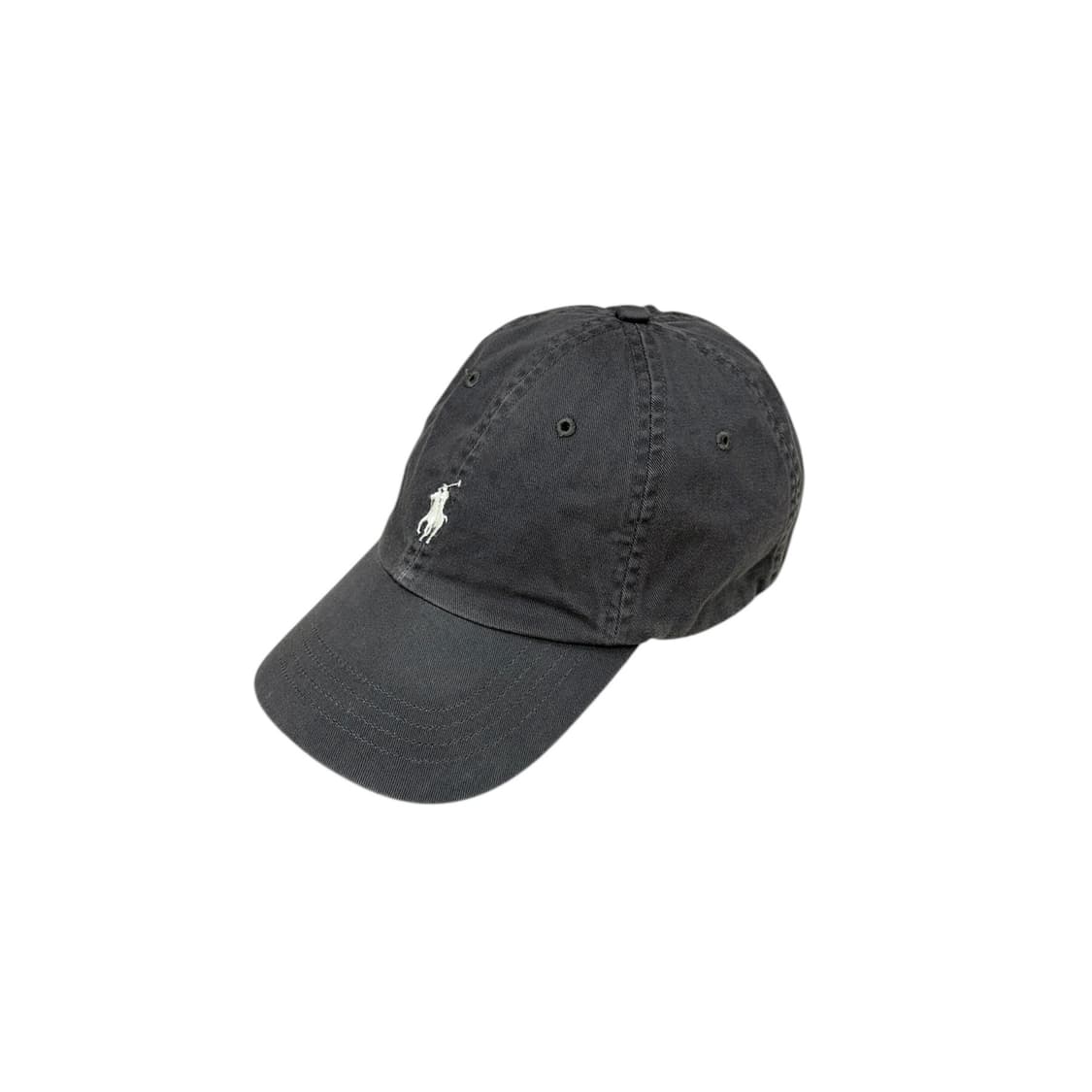 폴로 랄프로렌 그레이 화이트 포니 볼캡 모자 상품이미지1