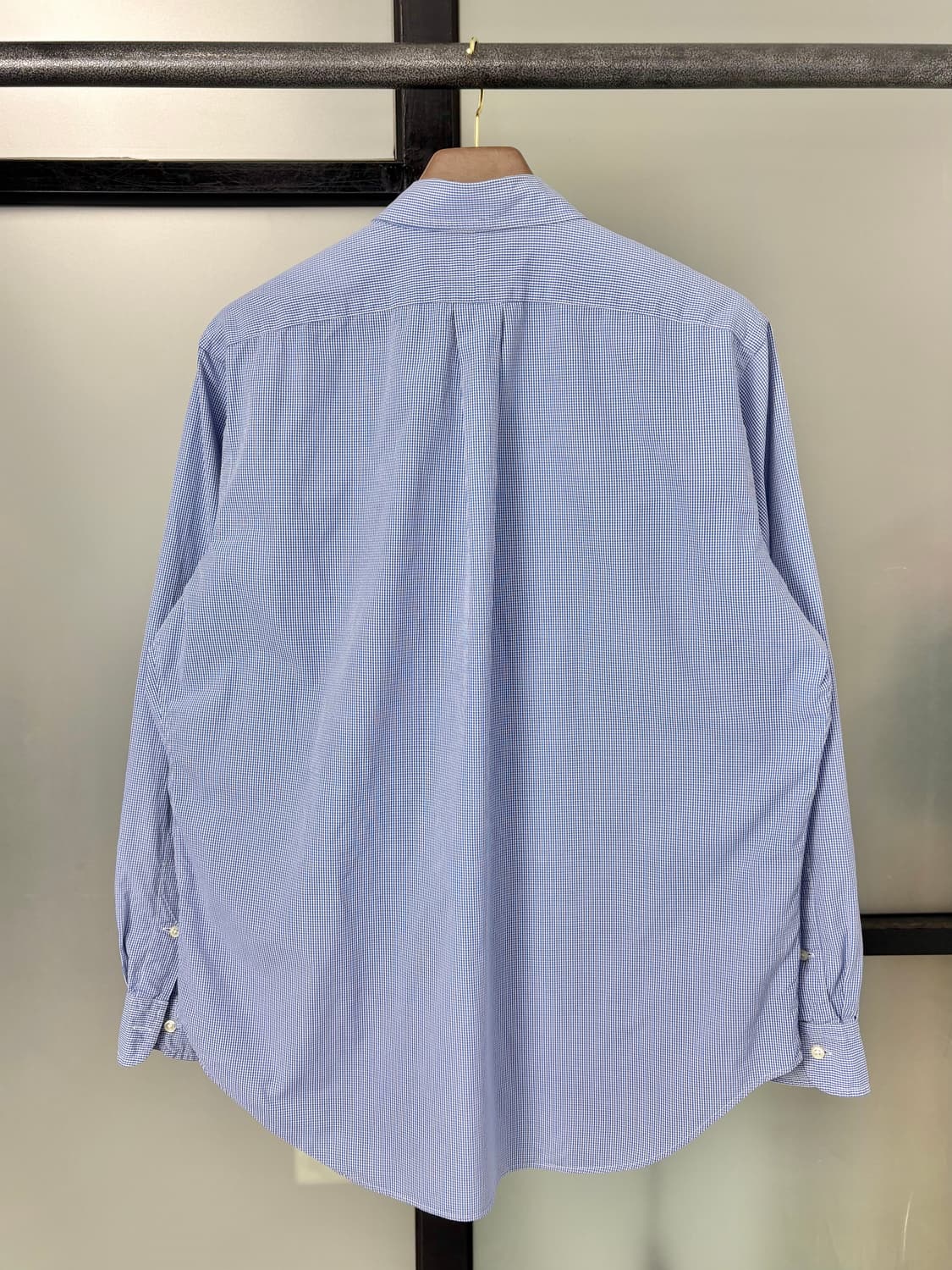 [2XL]POLO폴로 네이비포니 블루 잔체크 셔츠  상품이미지7