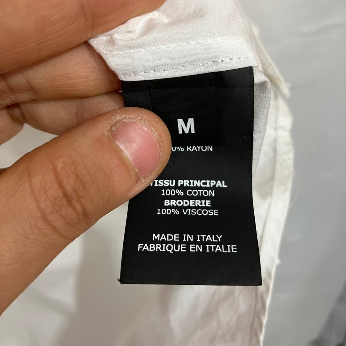 베트멍 아카이브 레터링 화이트셔츠 상품이미지7