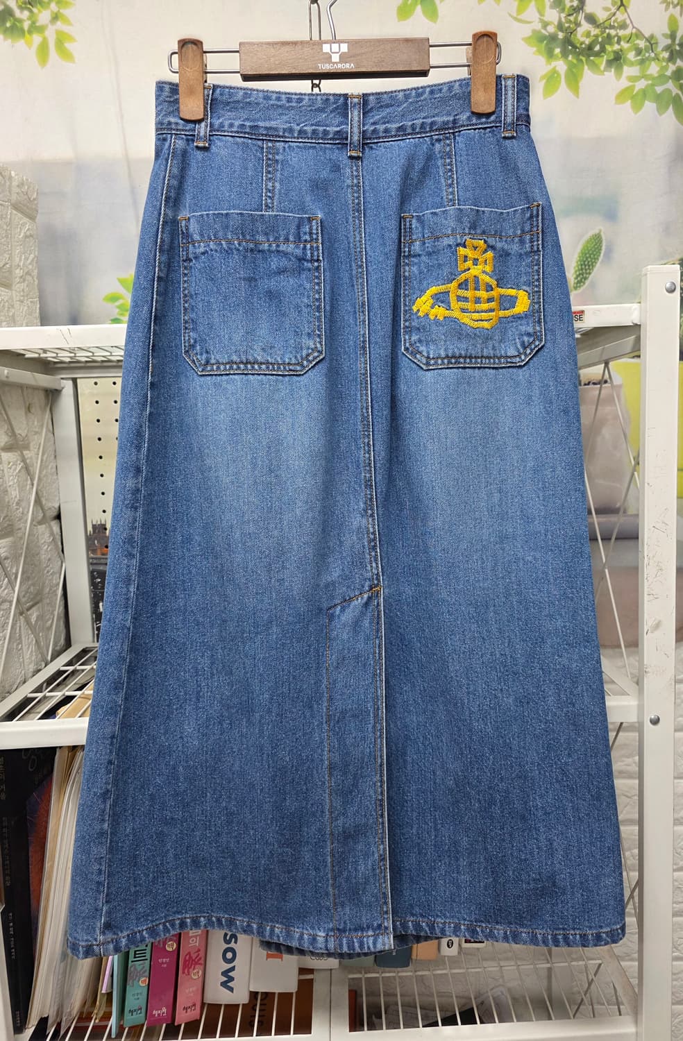 비비안웨스트우드 데님스커트 26 데님치마 데님 롱스커트 WM36 상품이미지3