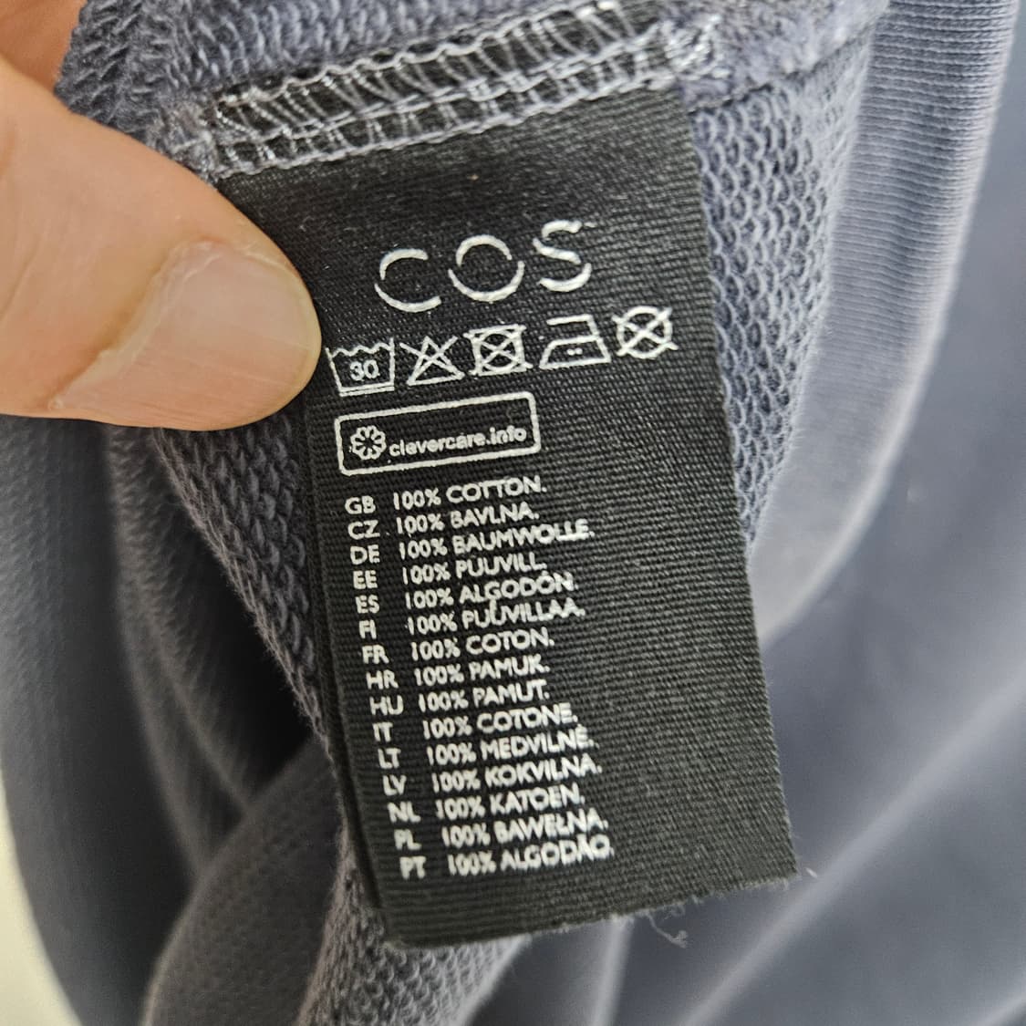 Cos 코스 오버 헤비 반팔 티셔츠 L 상품이미지5