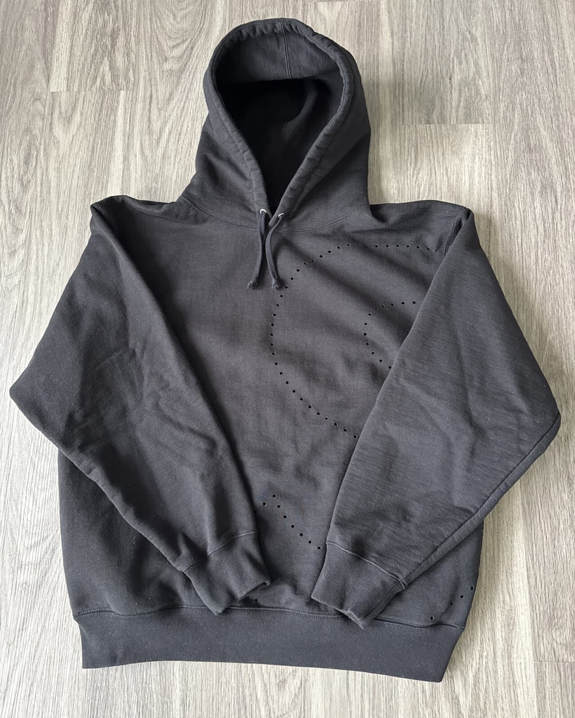 21SS 슈프림 레이저 컷 S 로고 후드티 상품이미지1