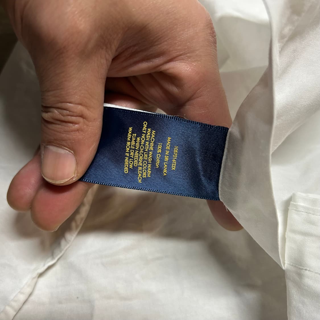 폴로랄프로렌 정품 화이트 셔츠 105 상품이미지3