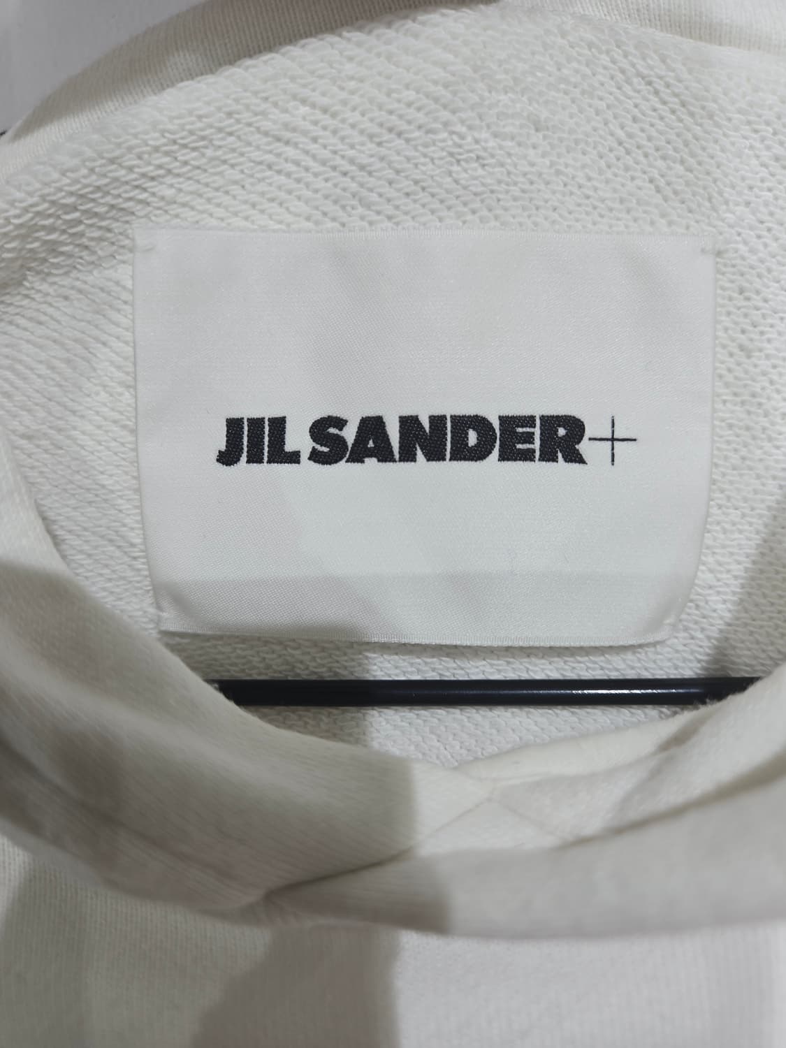 질샌더 화이트 로고 후드티 상품이미지5