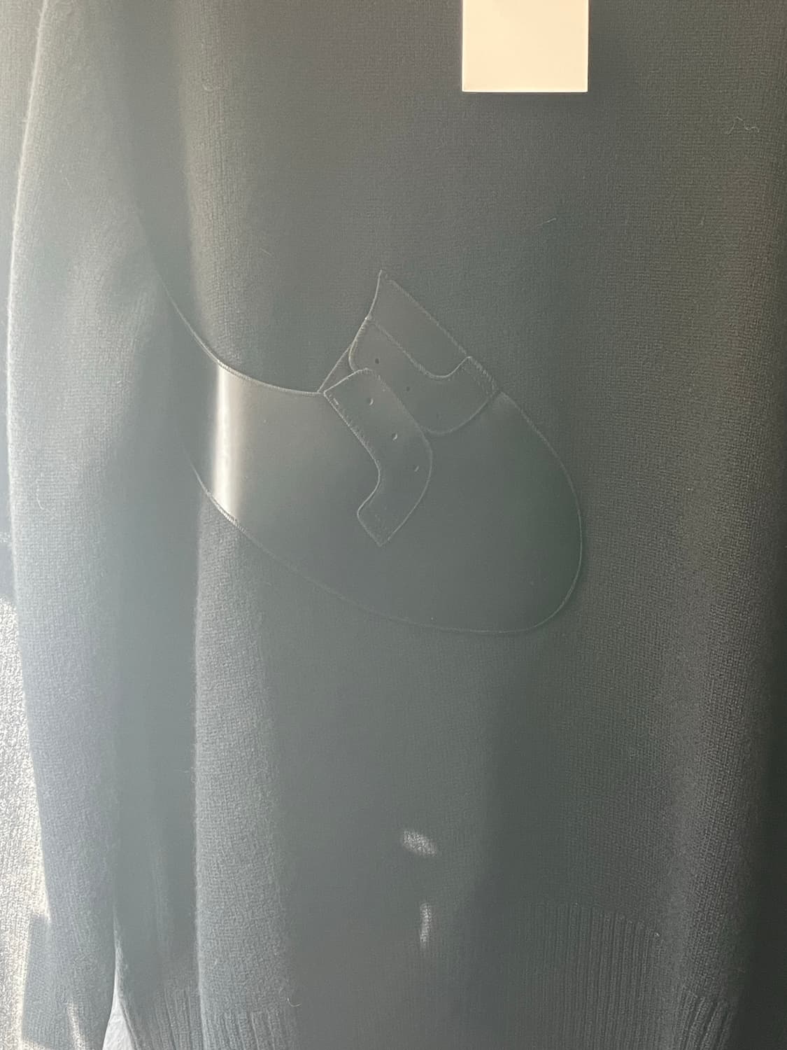 헤리 더비 레더 패치 니트 새제품 상품이미지9