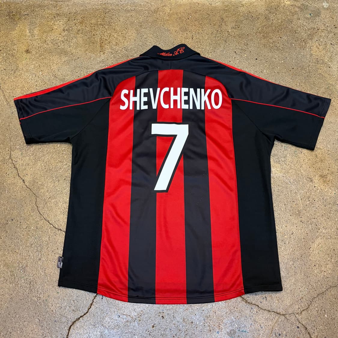 00년 Made in italy 아디다스 ac밀란 세브첸코 축구유니폼 상품이미지8