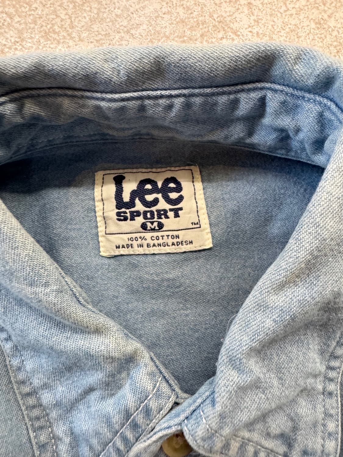 LEE 빈티지 데님 셔츠 상품이미지4
