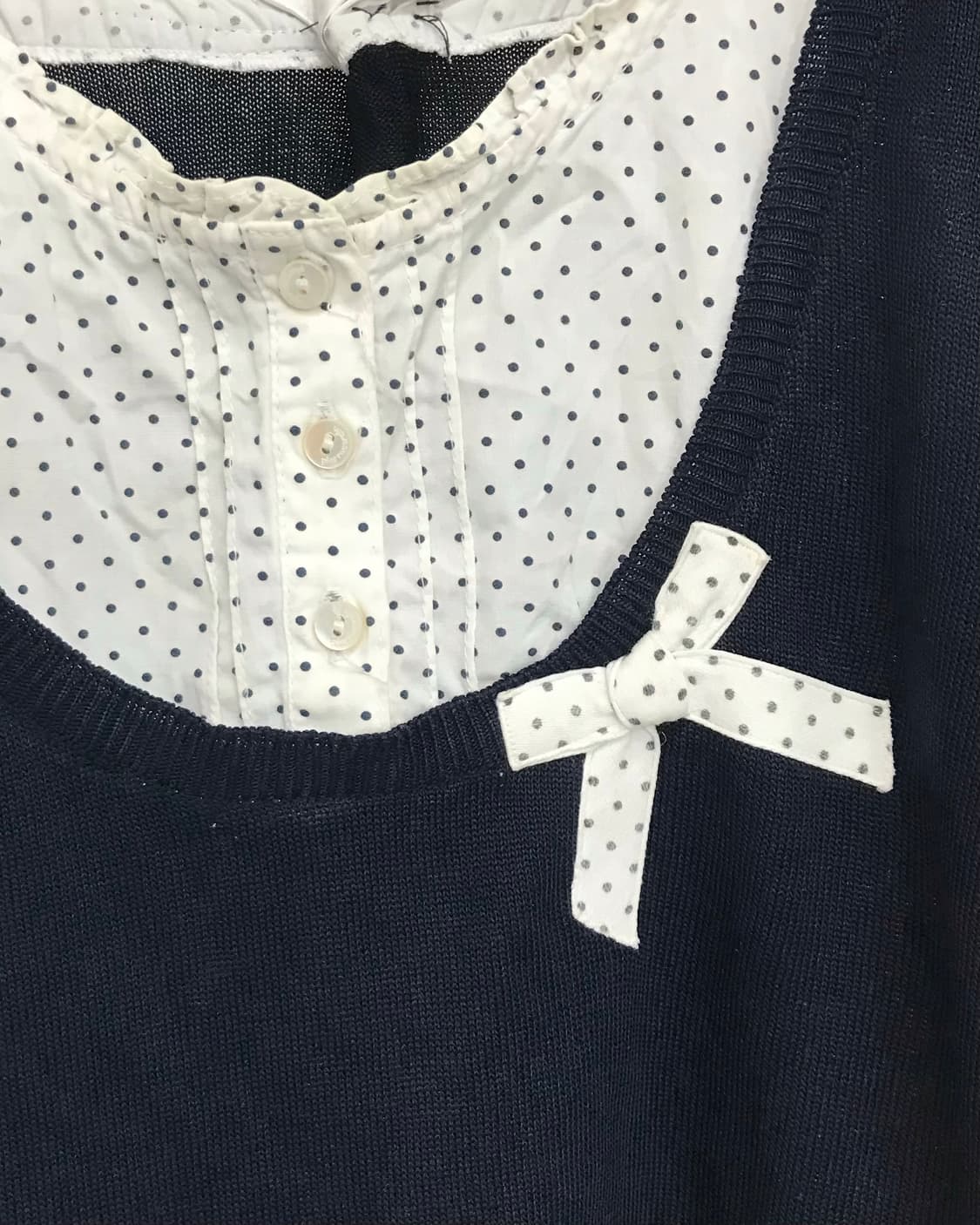 No. 무채색 레이어드 리본 Setྀི 상품이미지6