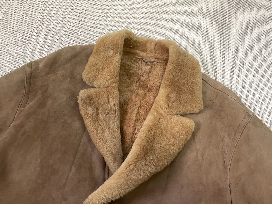 빈티지 리얼 무스탕 스웨이드 시어링 자켓 J03526 상품이미지7
