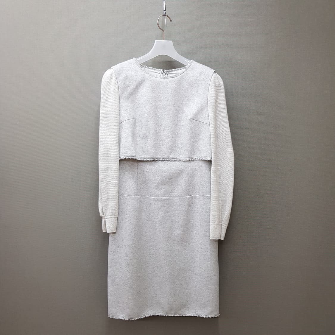 한섬 마인 울 블렌드 레이어드 원피스 82-94-160사이즈 상품이미지1