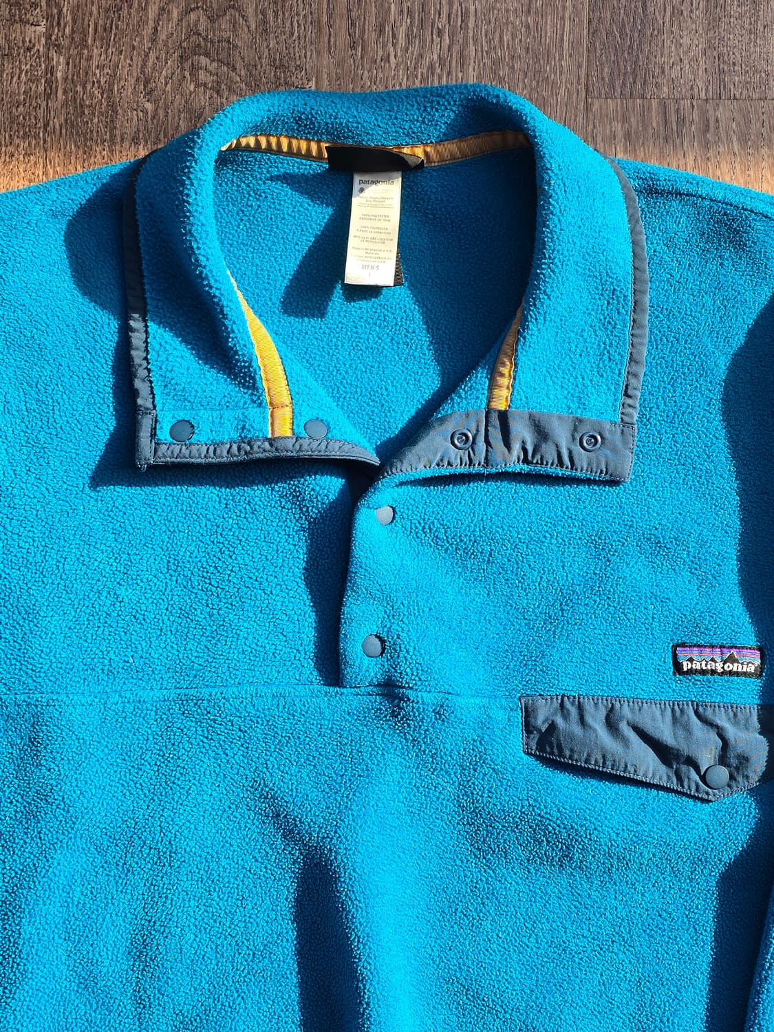 파타고니아 신칠라 스냅티 블루/네이비 L 라이트웨이트 상품이미지1