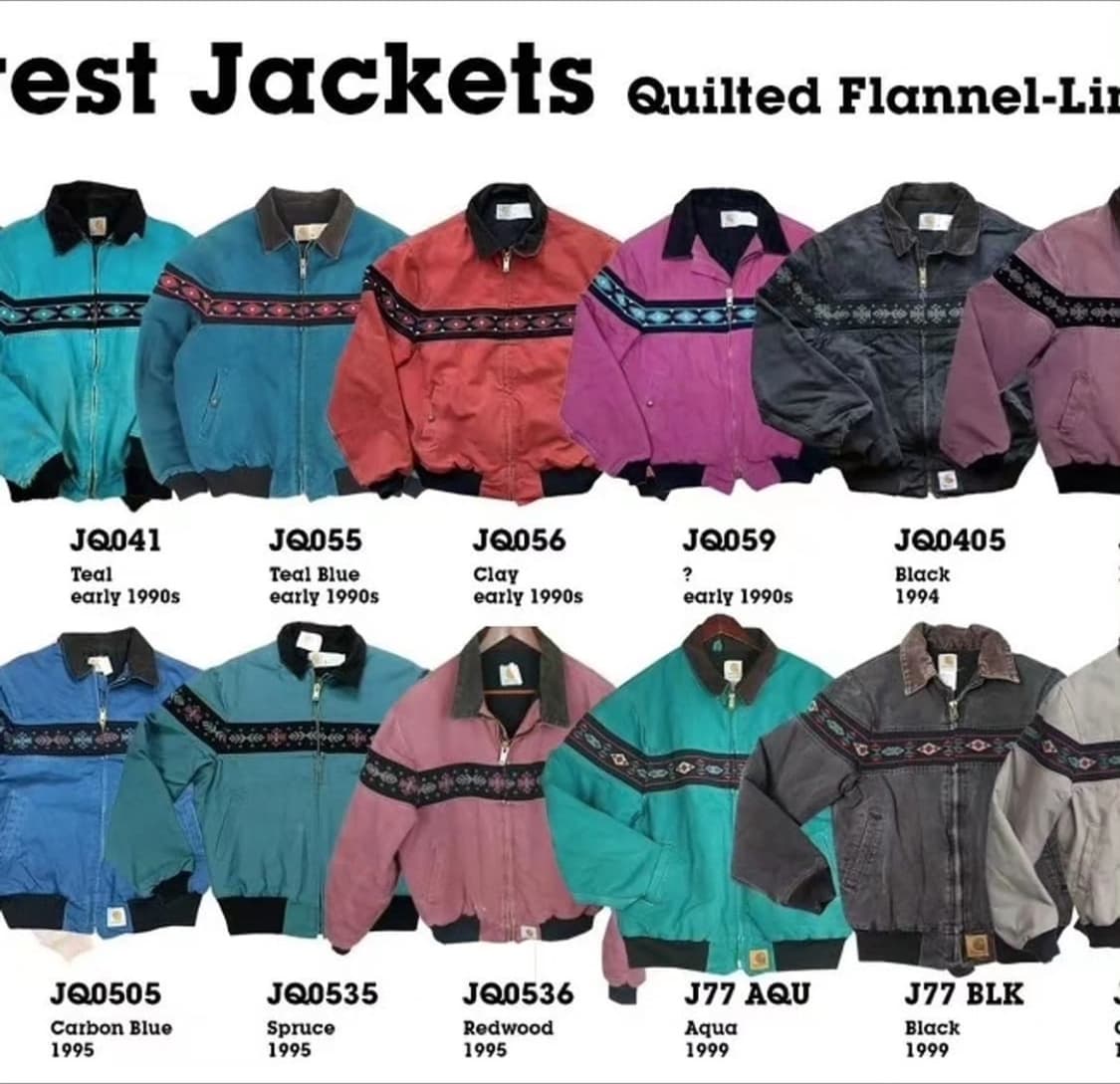 90s Made USA 칼하트 빈티지 아즈텍 나바호 워크자켓(JQ405) 상품이미지2