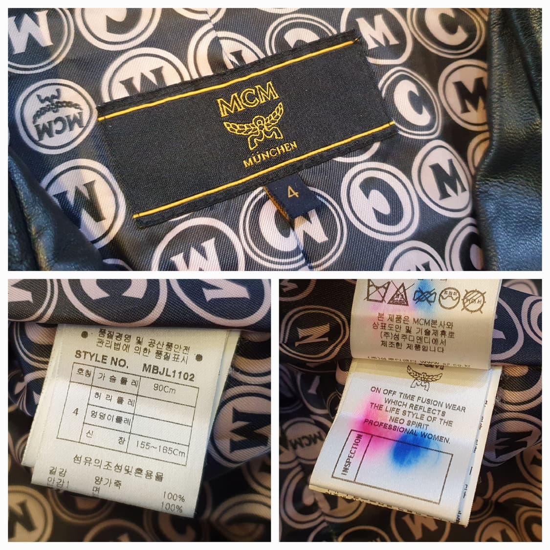 55.MCM 양가죽 라이더자켓 상품이미지8