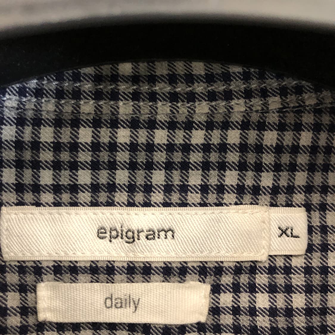 시리즈 에피그램 깅엄셔츠 XL 상품이미지5