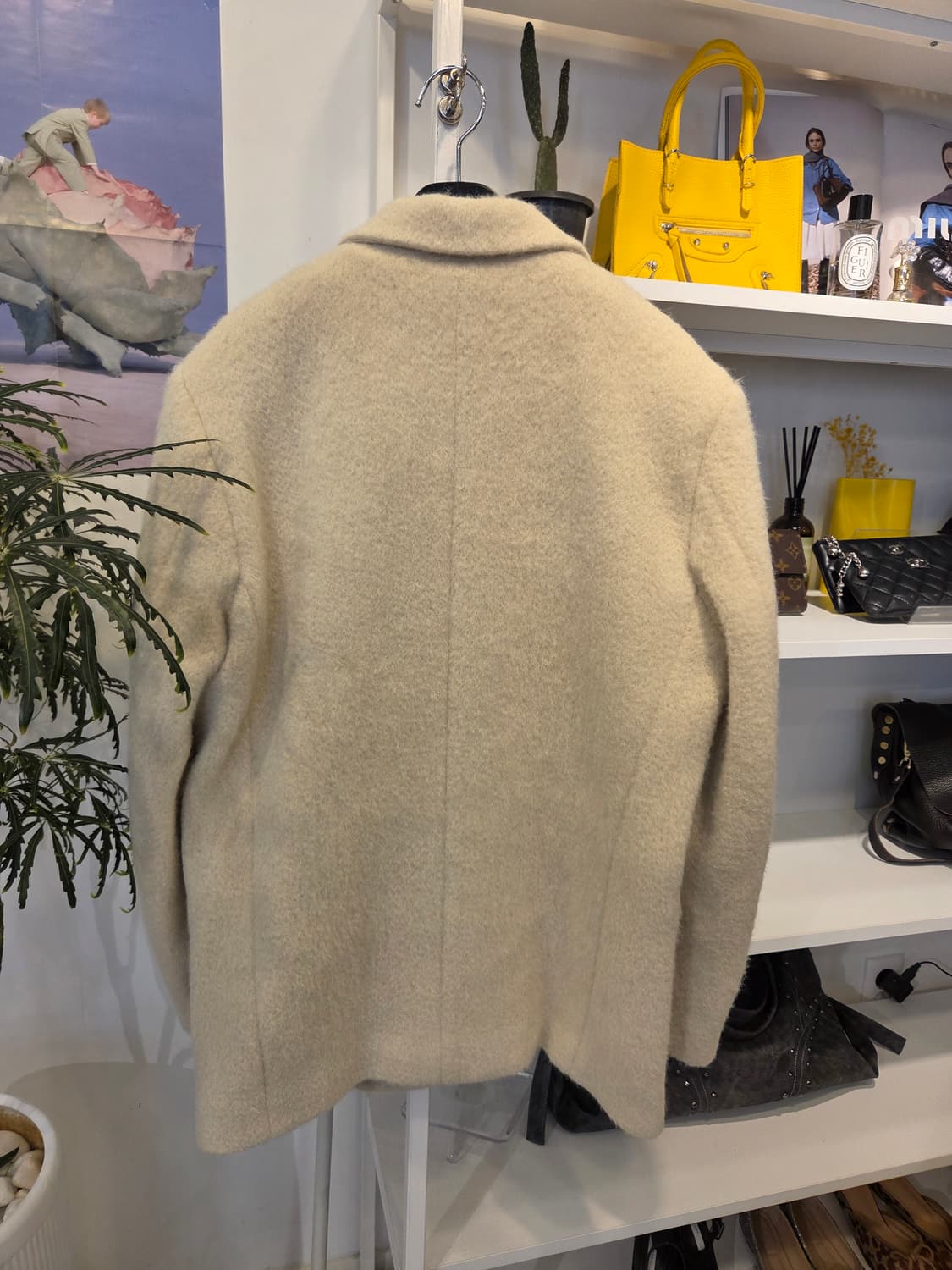 무드베이지 알파카 자켓 상품이미지5