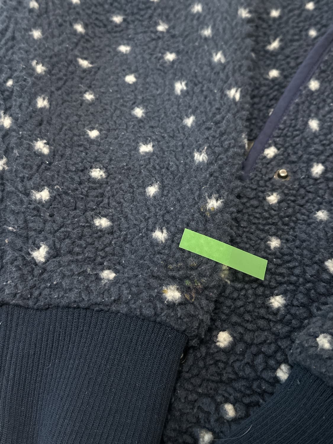 파타고니아 도트 땡땡이 플리스 자켓 네이비 상품이미지10