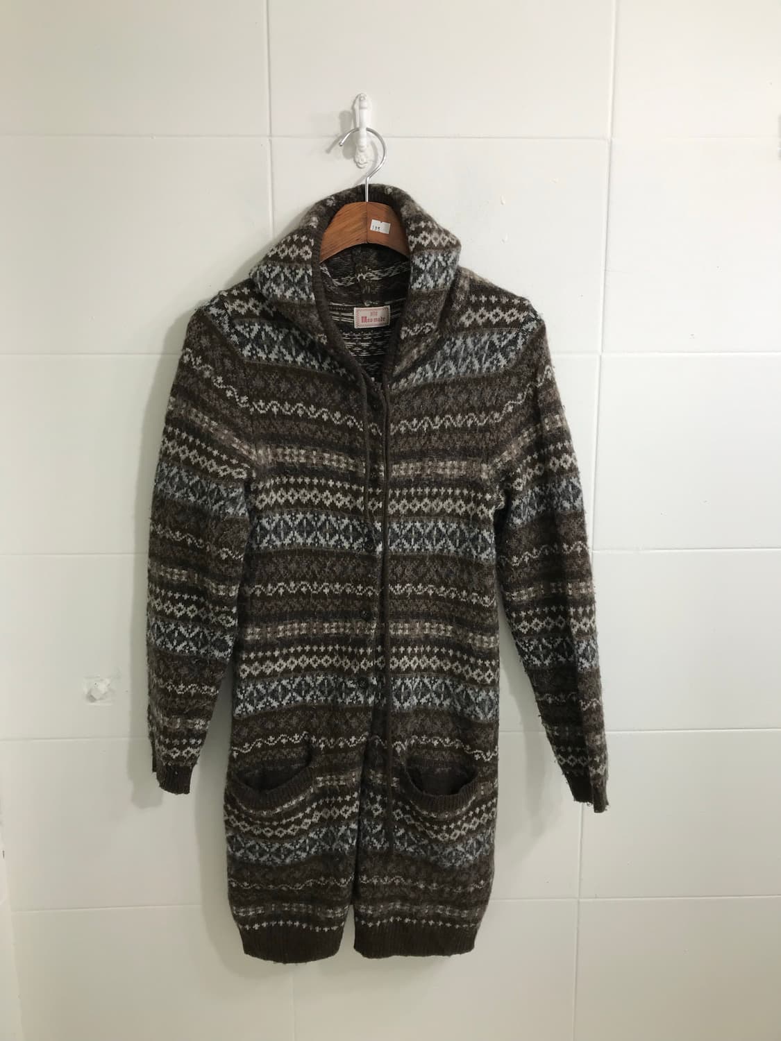 브라운 모카무스 모리걸 하구미 야상 코트 코디세트 상품이미지5