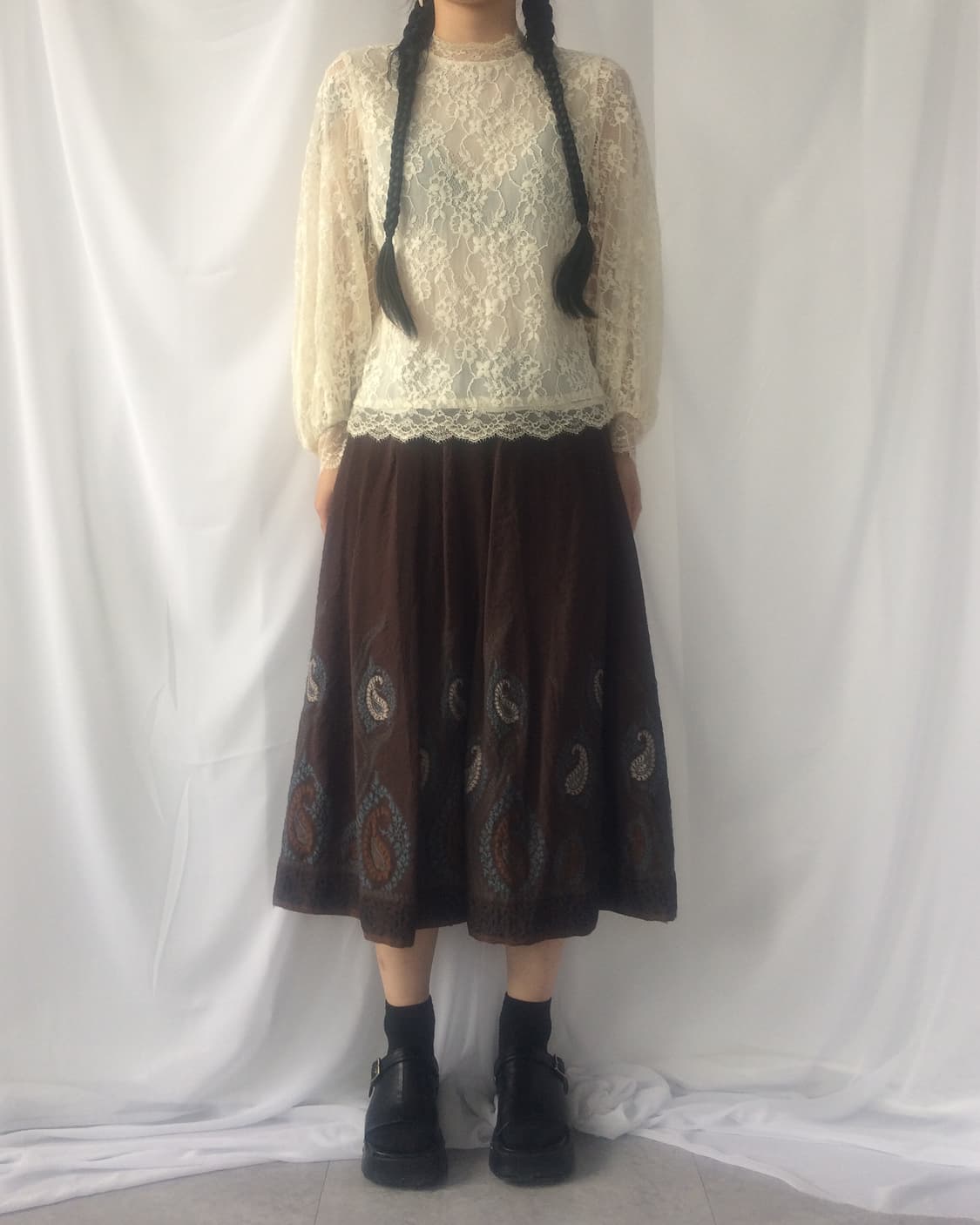 Lace blouse 상품이미지1