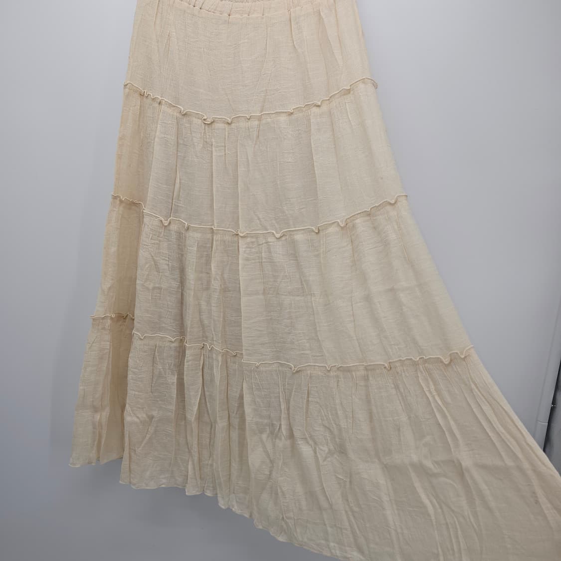 일본 빈티지 내추럴 레이스 모리걸 롱 스커트 상품이미지8