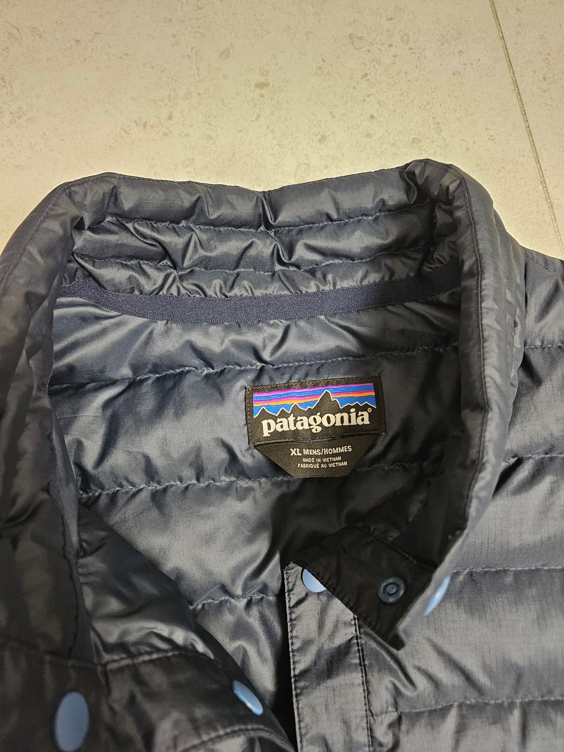 파타고니아 다운풀오버 xl 네이비 상품이미지4