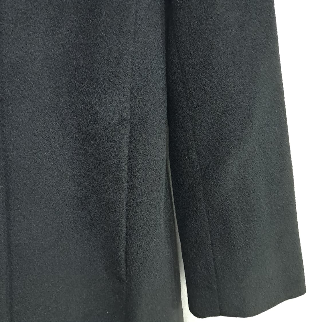 CL230 M 막스마라 90s 이태리판 울캐시미어 스티치 블랙 코트 상품이미지7