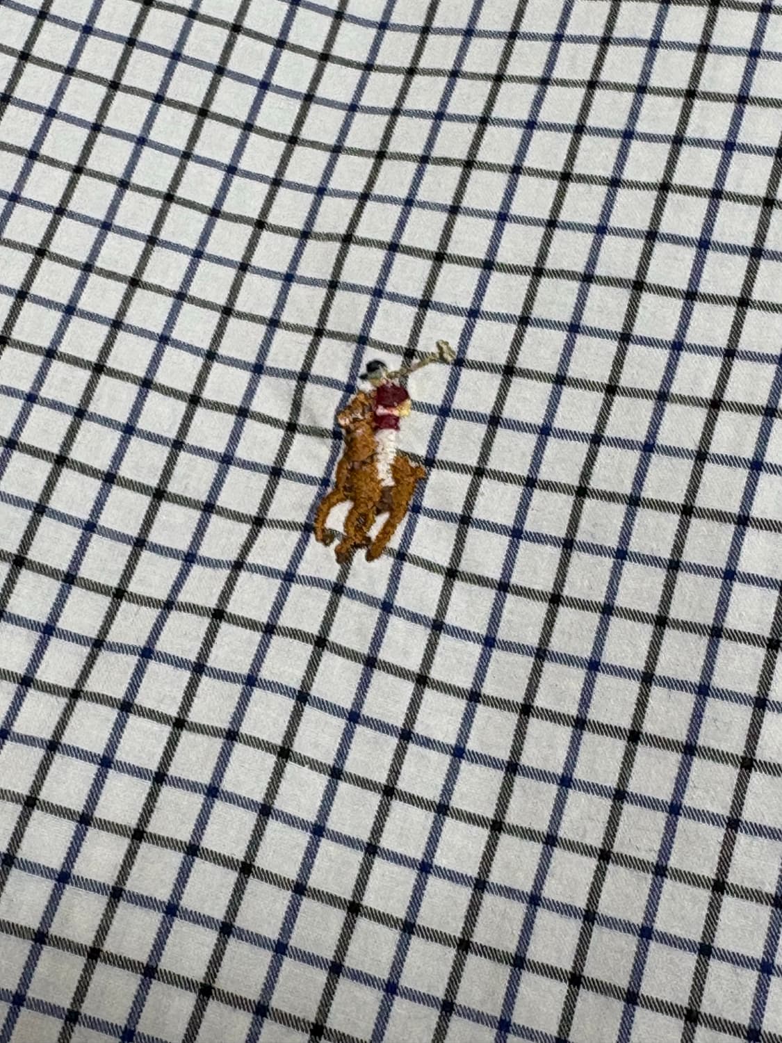 Polo 폴로랄프로렌 신형택 깅엄 체크 셔츠 상품이미지3
