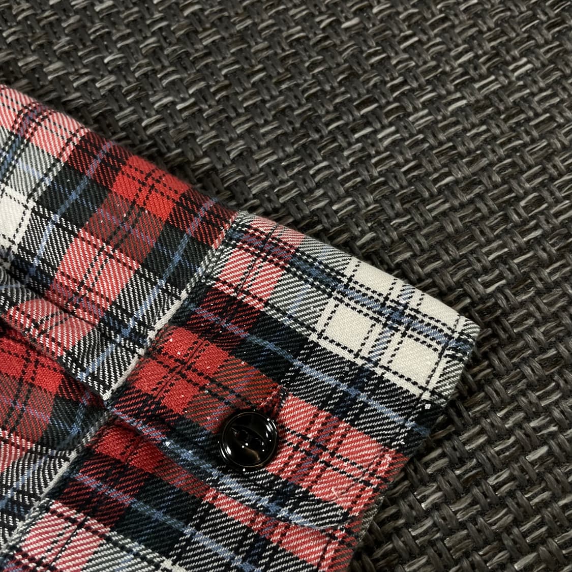 폴로 진스 랄프로렌 오렌지 블루 화이트 체크 투포켓 긴팔 셔츠 95 상품이미지8