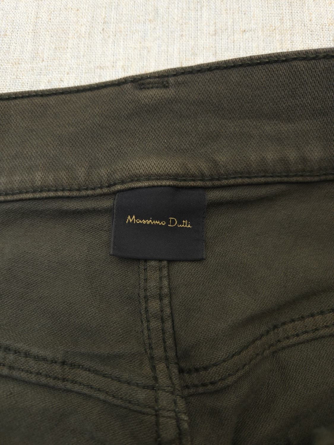 마시모두띠 카키색 남성 면바지 상품이미지4