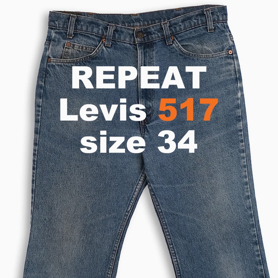 리바이스 517 오렌지탭 중청 80s USA 34인치 OR51736223 상품이미지1