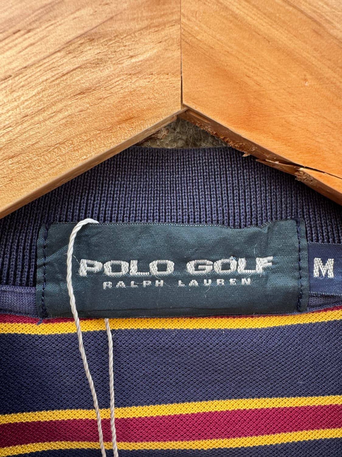 폴로 골프 랄프로렌 빈티지 스트라이프 긴팔 카라티 럭비티 상품이미지5