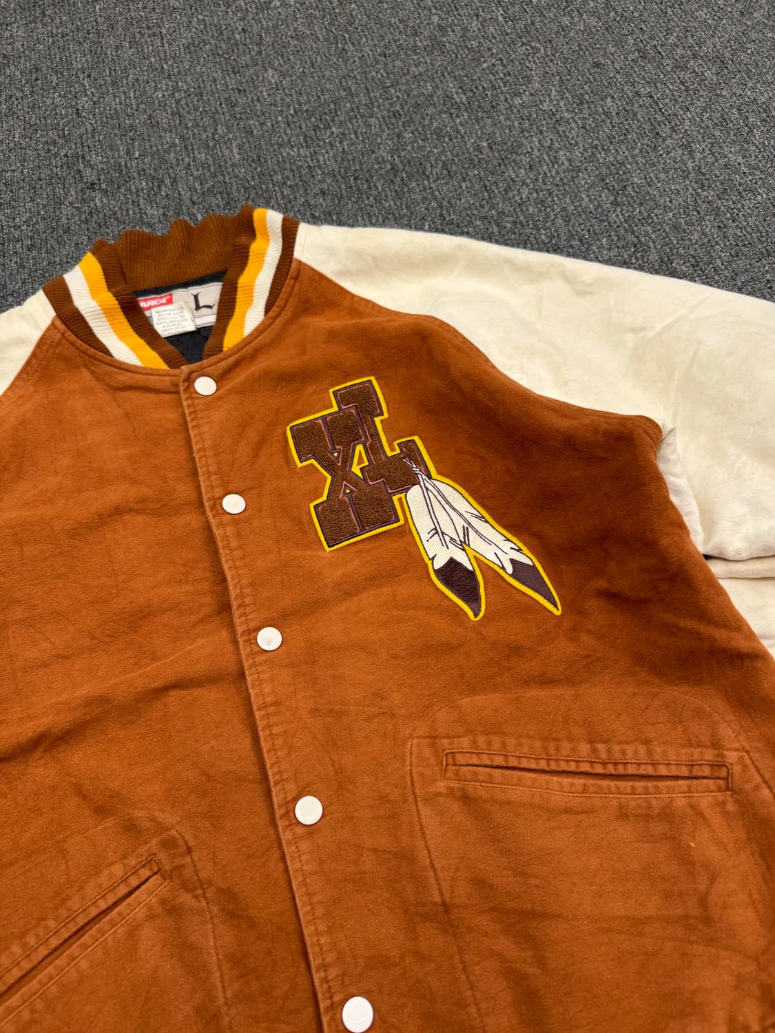 XLARGE 빈티지 스웨스드 바시티 자켓 상품이미지2