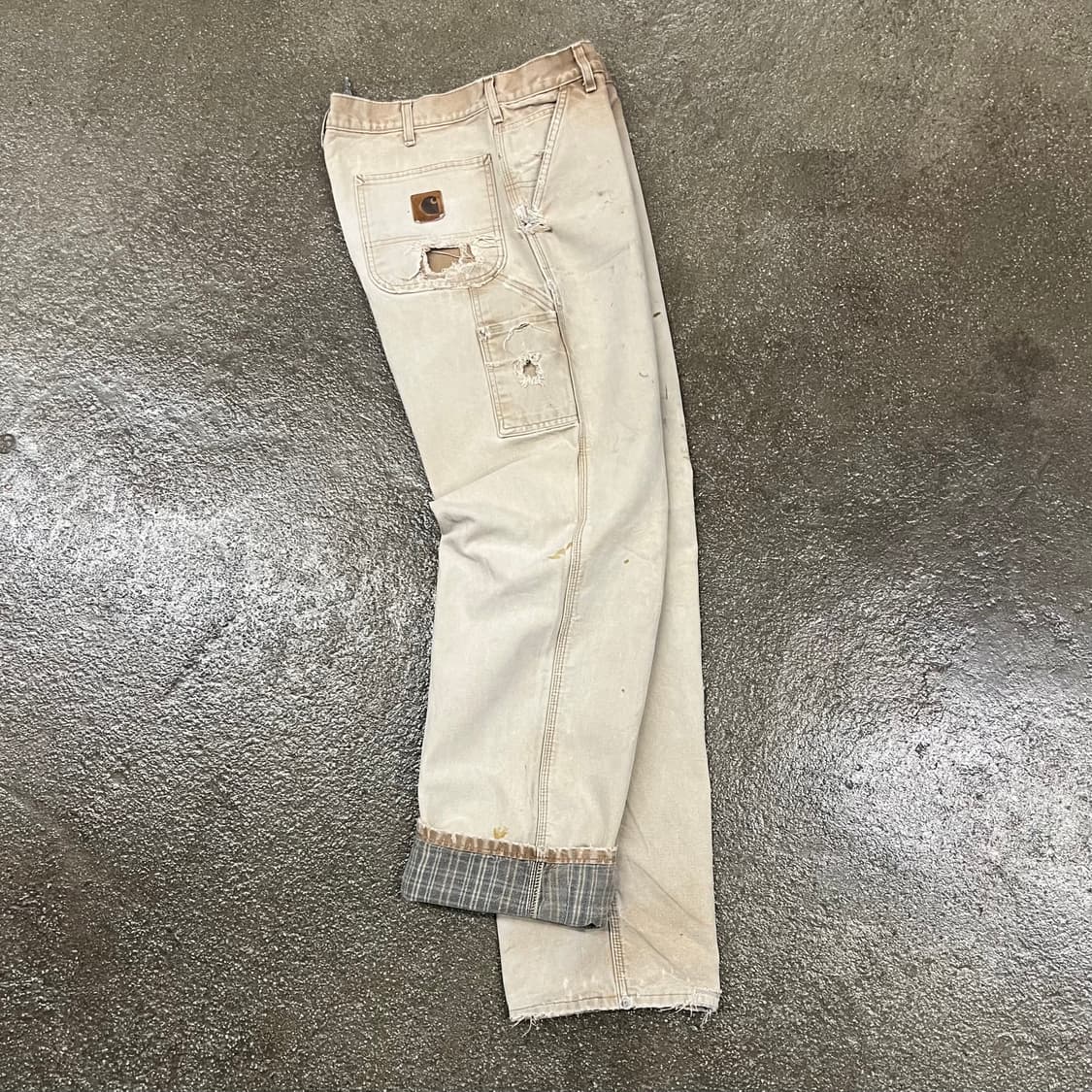 Carhartt B111 플란넬 라인드 카펜터 팬츠 (34“) 상품이미지4