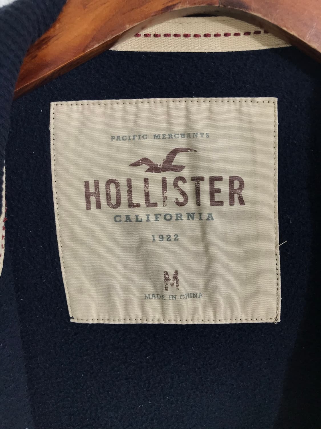 홀리스터 네이비 아방핏 후드집업 상품이미지5