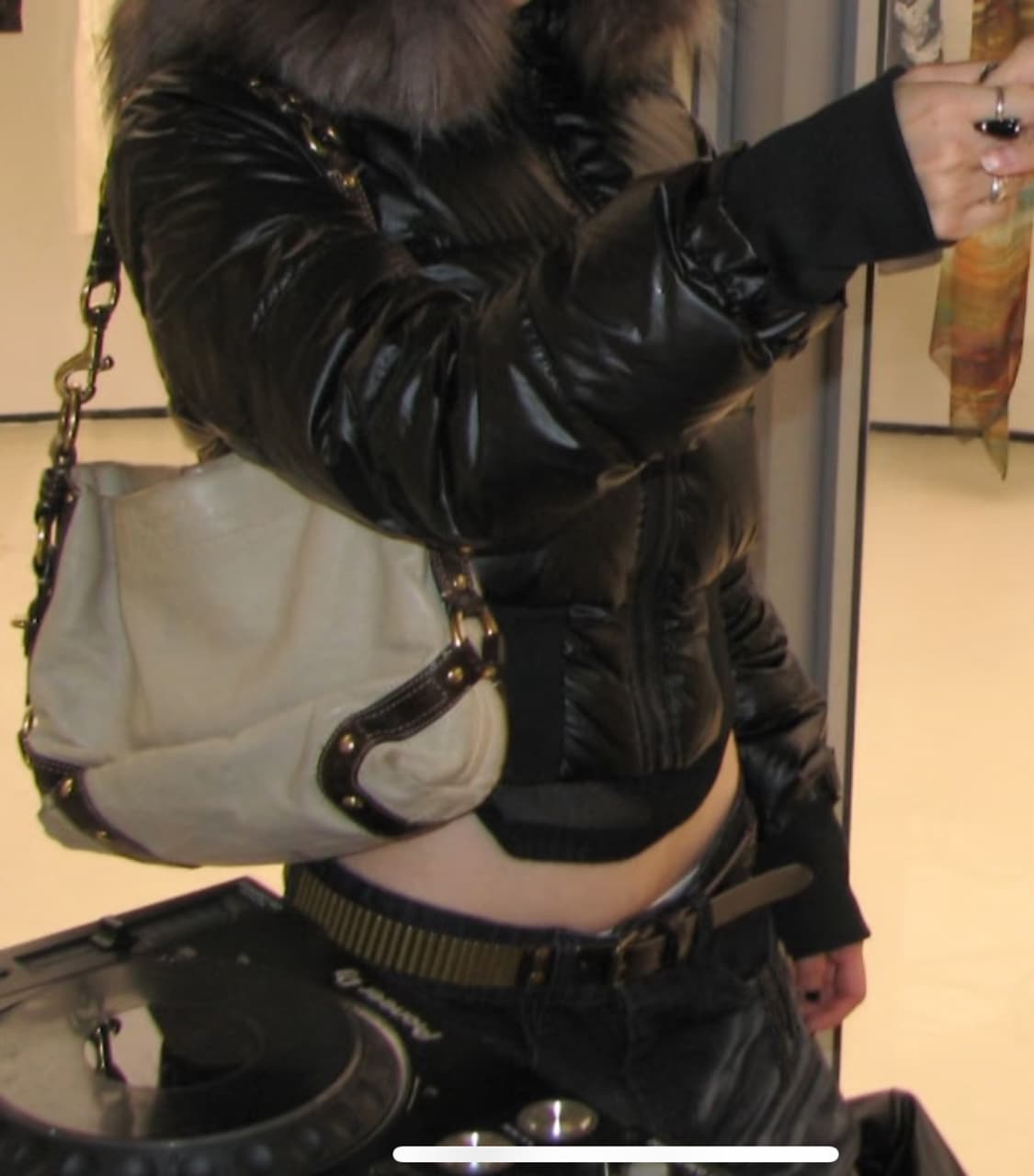 90s coach carly carmel 카멜 브라운 레더 숄더백  상품이미지1