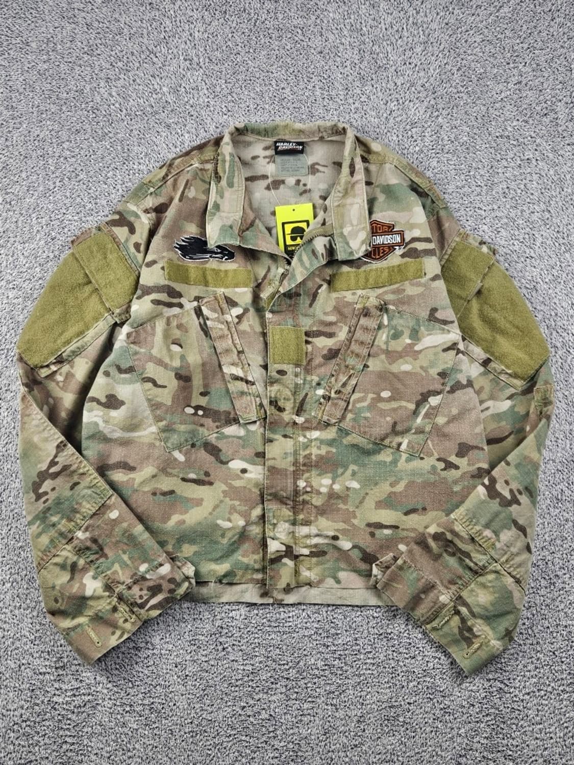 할리데이비슨 X ARMY 컴뱃 헌팅 자켓 커스텀 (M)/ 12636 상품이미지3