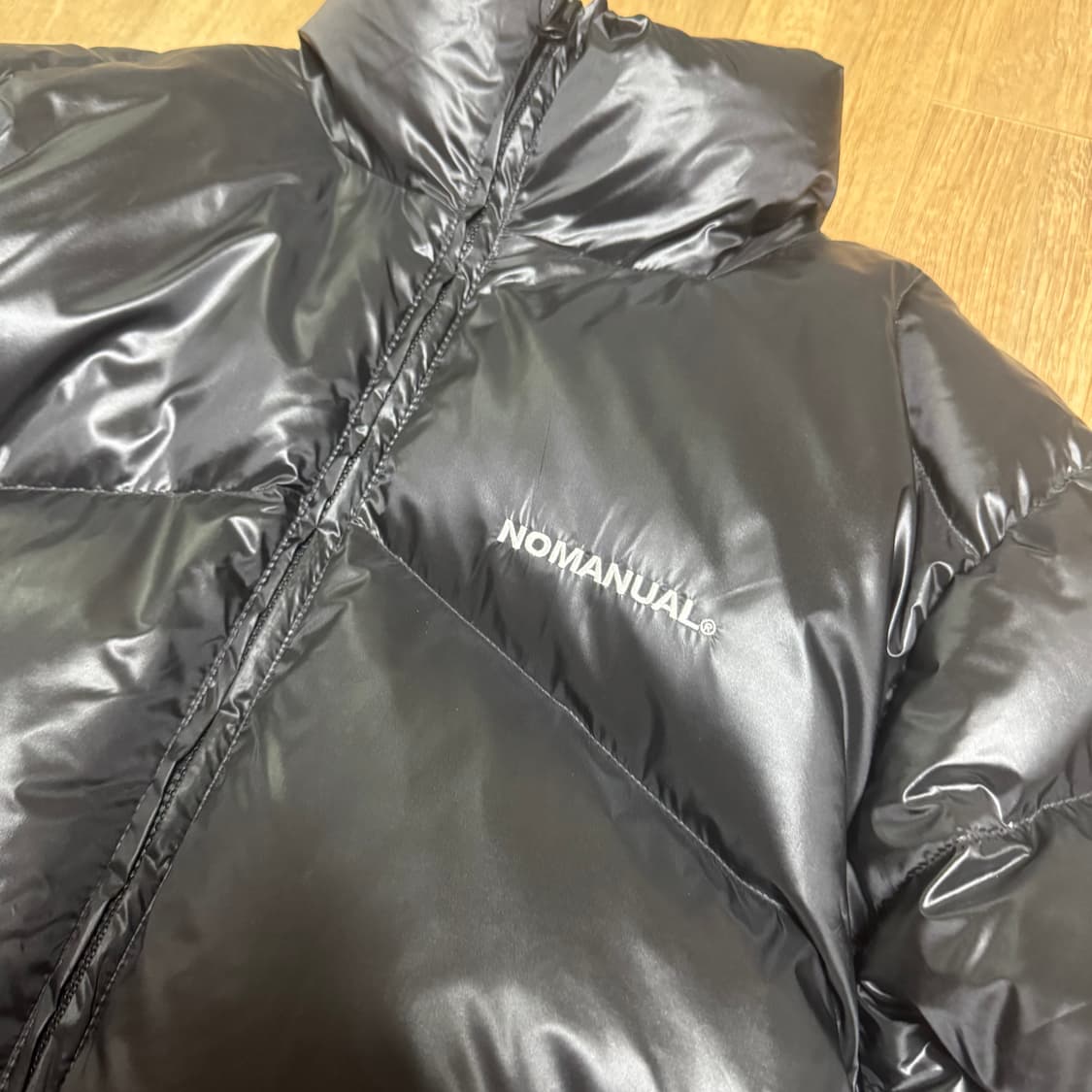 노메뉴얼 skadi 덕 다운 블랙 패딩 상품이미지2